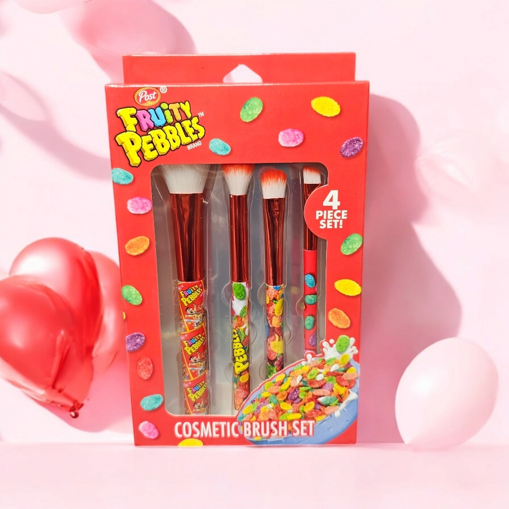 Flintstones - Fruity Pebbles Cosmetic Brush Set -‎ NIB